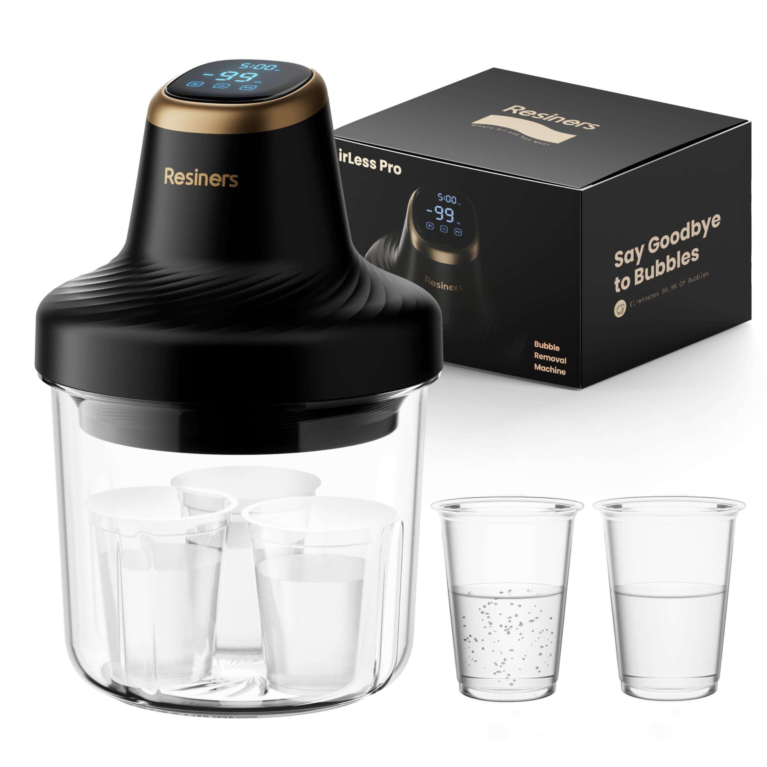 Amazon.com: Resiners Resin Bubble Remover Airless Pro, 3 Min